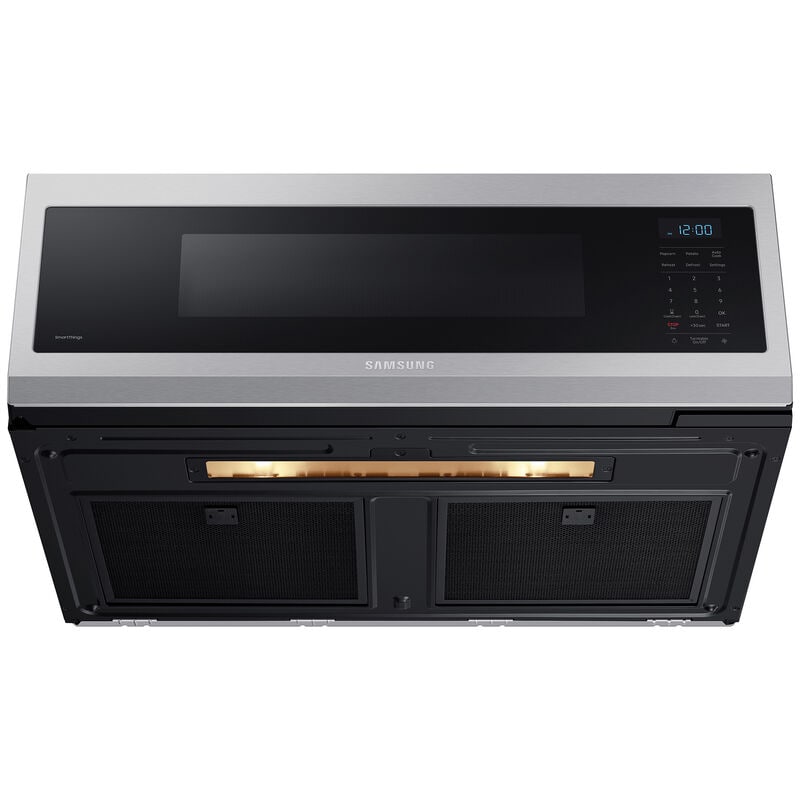 Samsung ME11A7510DS 30 in. 1.1 cu. ft. 1100W Low Profile Smart Over-the-Range Microwave with 400 CFM - Stainless Steel