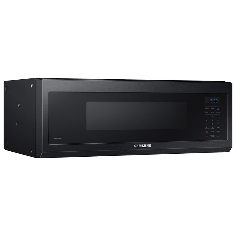 Samsung ME11F7510MT 30 in. 1.1 cu. ft. 1100W Low Profile Smart Over-the-Range Microwave with 400 CFM - Matte Black Steel