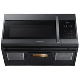 Samsung ME17R7021EG 30 in. 1.7 cu. ft. 1000W Over-the-Range Microwave with 300 CFM - Black Stainless