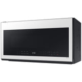 Samsung ME21DB630012 Bespoke 30 in. 2.1 cu. ft. 1000W Smart Over-the-Range Microwave with 400 CFM & Sensor Cooking - White Glass