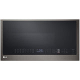 LG MHEC1737D 30 in. 1.7 cu. ft. 950W Smart Over-the-Range Microwave with 300 CFM, Convection & Sensor Cooking - PrintProof Black Stainless Steel