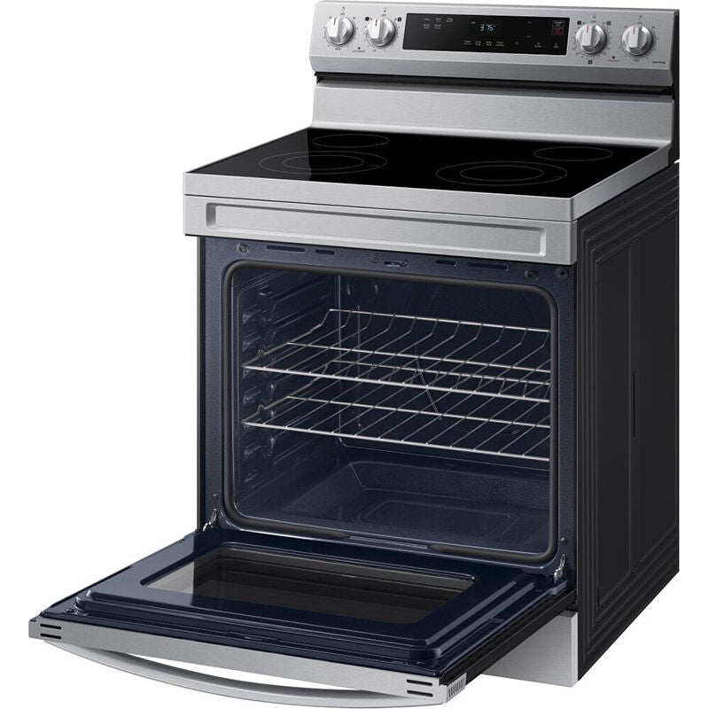 Samsung 30 in. 6.3 cu. ft. Smart Electric Range with Smoothtop Burners - Stainless Steel
