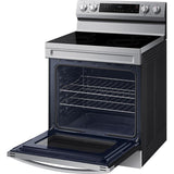 Samsung 30 in. 6.3 cu. ft. Smart Electric Range with Smoothtop Burners - Stainless Steel