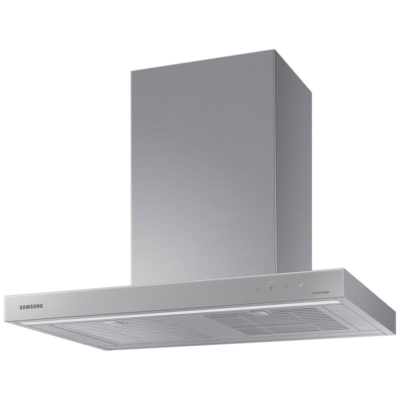 Samsung NK30CB600WCG 30 in. Smart Convertible Chimney Style Range Hood with 630 CFM, 4 Fan Speeds & 1 LED Light - Gray