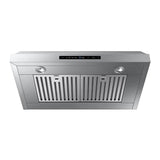 Samsung NK30N7000US 30 in. Smart Convertible Standard Style Range Hood with 390 CFM, 4 Fan Speeds & 2 LED Lights - Stainless Steel