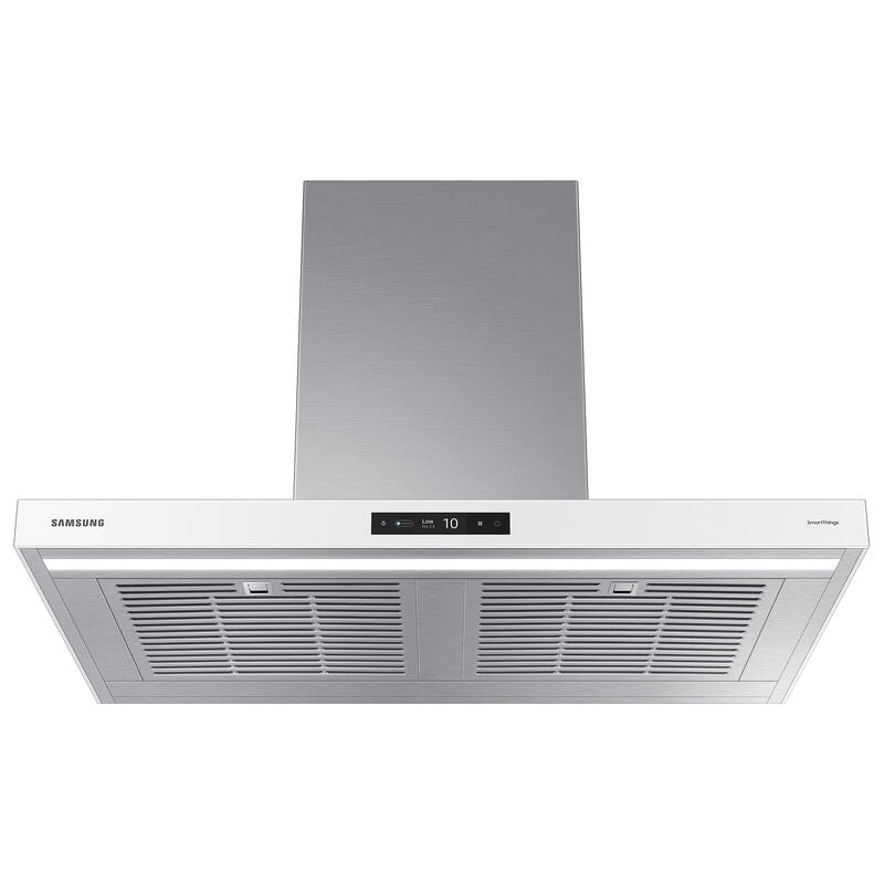 Samsung NK36CB700W1236 in. Smart Convertible Chimney Style Range Hood with 630 CFM, 4 Fan Speeds & 1 LED Light - White