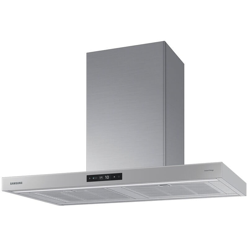 Samsung NK36CB700WCG 36 in. Smart Convertible Chimney Style Range Hood with 630 CFM, 4 Fan Speeds & 1 LED Light - Gray