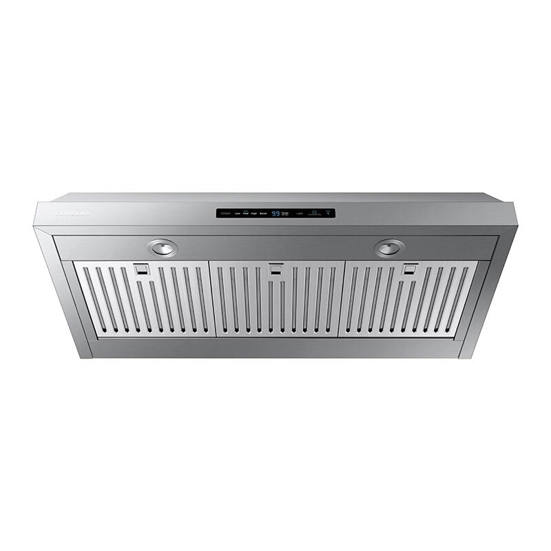 Samsung NK36N7000US 36 in. Smart Convertible Standard Style Range Hood with 390 CFM, 4 Fan Speeds & 2 LED Lights - Stainless Steel