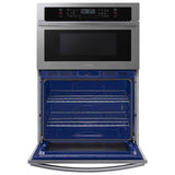 Samsung NQ70T5511DS 30 in. 7 cu. ft. Smart Electric Microwave/Wall Oven Combo with Sensor Cooking - Stainless Steel