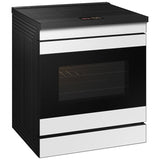 Samsung NSI6DB990012 Bespoke 30 in. 6.3 cu. ft. Smart Air Fry True European Convection Slide-In Electric Range with 4 Induction Burners - White Glass