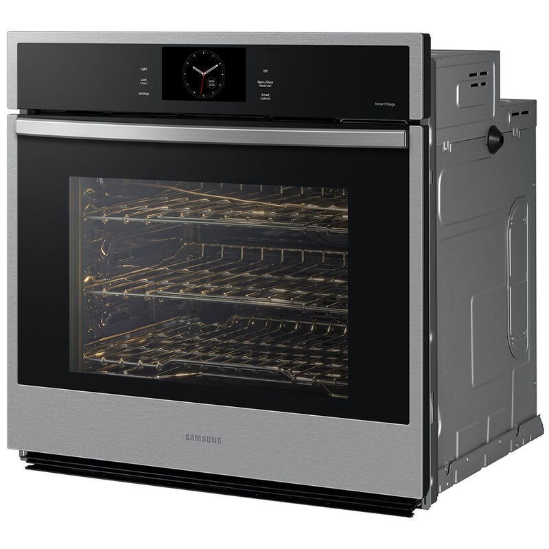 Samsung NV51CG600SSR 30 in. 5.1 cu. ft. Smart Steam Electric Single Wall Oven with Dual Convection - Stainless Steel