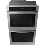 Samsung NV51T5511DS 30 in. 10.2 cu. ft. Smart Top Control Electric Double Wall Oven - Stainless Steel