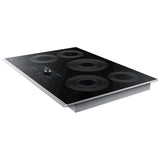 Samsung NZ30K7570RS 30 in. 5-Burner Smart Electric Cooktop with Simmer Burner & Power Burner - Stainless Steel