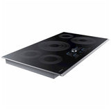 Samsung NZ36K7570RS 36 in. 5-Burner Smart Electric Cooktop with Simmer Burner & Power Burner - Stainless Steel