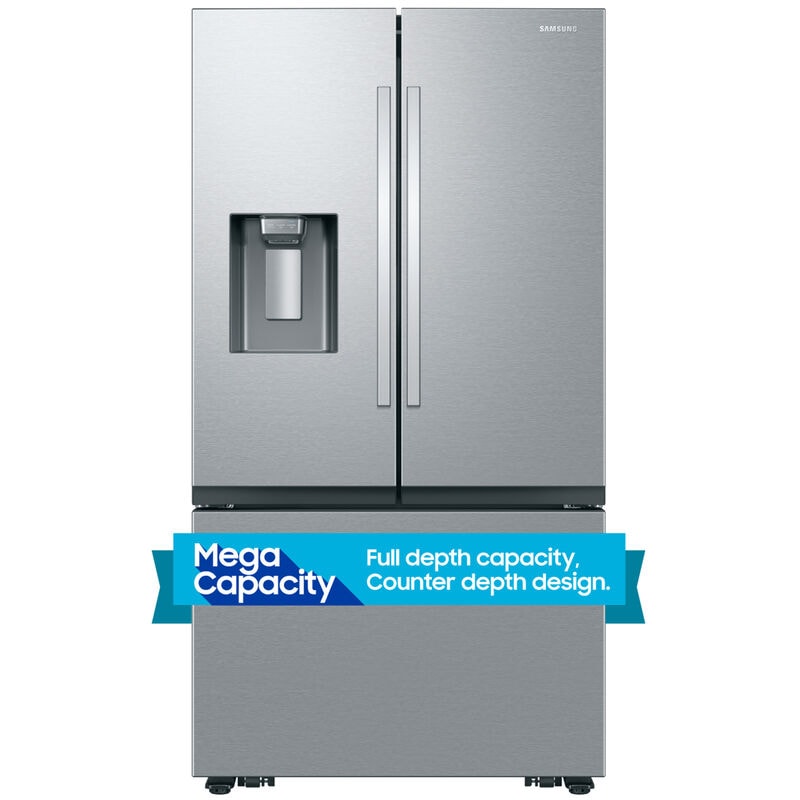 Samsung RF27CG5400SR 36 in. 25.5 cu. ft. Smart Counter Depth French Door Refrigerator with Ice & Water Dispenser - Fingerprint Resistant Stainless Steel