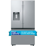 Samsung RF27CG5400SR 36 in. 25.5 cu. ft. Smart Counter Depth French Door Refrigerator with Ice & Water Dispenser - Fingerprint Resistant Stainless Steel