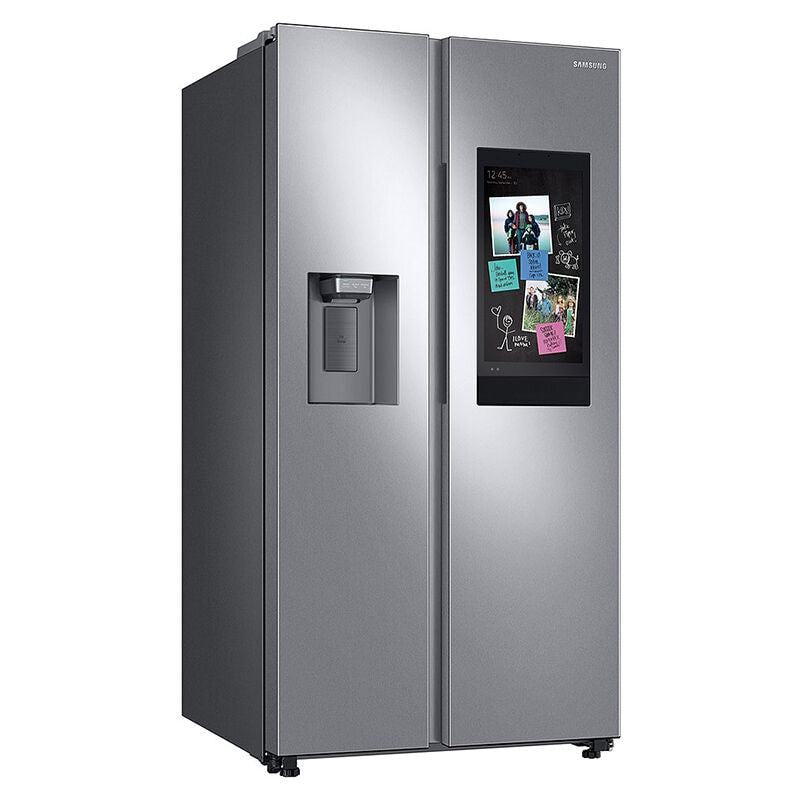 Samsung Family Hub Series36 in. 26.7 cu. ft. Smart Side by Side Refrigerator with Ice & Water Dispenser - Stainless Steel