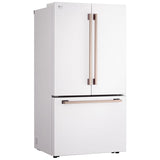 LG SRFB27W3 Studio 36 in. 26.5 cu. ft. Smart Counter Depth French Door Refrigerator with Internal Water Dispenser - Essence White