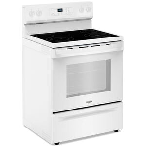 Whirlpool 30 in. 5.3 cu. ft. Electric Range with Radiant Burners - White (WFES3030RW)