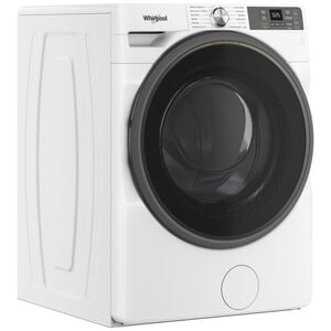 Whirlpool 27 in. 4.5 cu. ft. Smart Stackable Front Load Washer with FreshFlow Vent System, Sanitize & Steam Cycle - White