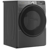 Whirlpool WGD5720RU Volcano Black smart gas dryer detail view