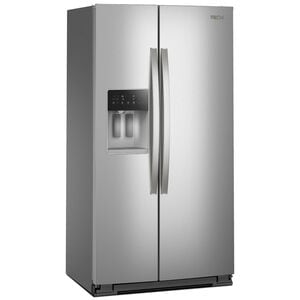 Whirlpool 36 in. 20.9 cu. ft. Counter Depth Side-by-Side Refrigerator with Ice & Water Dispenser - Fingerprint Resistant Stainless
