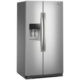 Whirlpool 36 in. 28.7 cu. ft. Side-by-Side Refrigerator with Ice & Water Dispenser - Fingerprint Resistant Stainless Steel