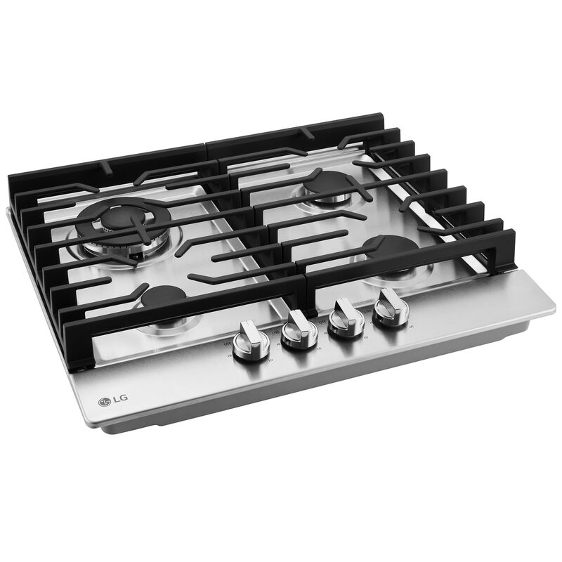 LG CBGD2414S 24 in. 4-Burner Natural Gas Cooktop - Stainless Steel