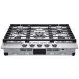 LG CBGJ3023S 30 in. 5-Burner Natural Gas Cooktop with Simmer Burner & Power Burner - Stainless Steel