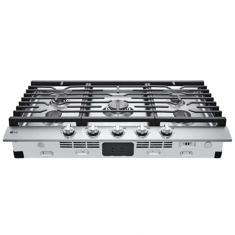 LG CBGJ3623S 36 in. 5-Burner Natural Gas Cooktop with Simmer Burner & Power Burner - Stainless Steel
