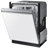 Samsung DW80CB545012 Bespoke 24 in. Top Control Smart Dishwasher with 46 dBa Sound Level, 3rd-Rack, AutoRelease & Pocket - White Glass