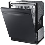 Samsung DW80CG5451MT 24 in. Top Control Smart Dishwasher with 46 dBa Sound Level & 3rd-Rack - Matte Black Steel