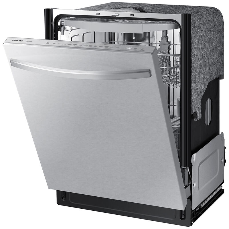 Samsung DW80CG5451SR 24 in. Top Control Smart Dishwasher with 46 dBa Sound Level & 3rd-Rack - Stainless Steel