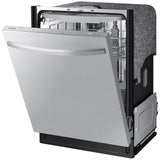 Samsung DW80CG5451SR 24 in. Top Control Smart Dishwasher with 46 dBa Sound Level & 3rd-Rack - Stainless Steel
