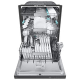 Samsung DW90F89P0USR Bespoke 24 in. Top Control Smart Dishwasher with 38 dBA Sound Level, 3rd-Rack, Smart Dry with AutoRelease Door - Fingerprint Resistant Stainless Steel