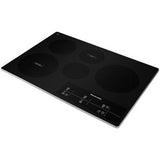 KitchenAid KCES550HSS 30" Electric Cooktop 5 Element Glass Surface in Stainless Steel