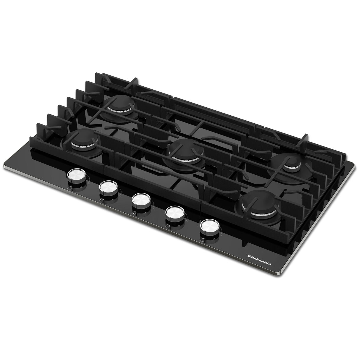 KitchenAid KCGG536PBL 36 Inch Gas Cooktop, product view 2