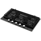 KitchenAid KCGG536PBL 36 Inch Gas Cooktop, product view 2