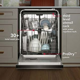 KitchenAid KDTS224SPS 24" Full Console Built-In Dishwasher in PrintShield Finish