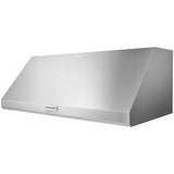 KitchenAid 48 in. Ducted Canopy Pro Style Style Range Hood with 4 Fan Speeds & 4 LED Lights - Stainless Steel