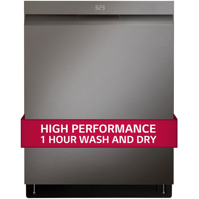 LG LDPH7972D 24 in. Top Control Smart Dishwasher with 42 dBa Sound Level, 3rd-Rack, Dynamic Heat Dry & Pocket - PrintProof Black Stainless Steel