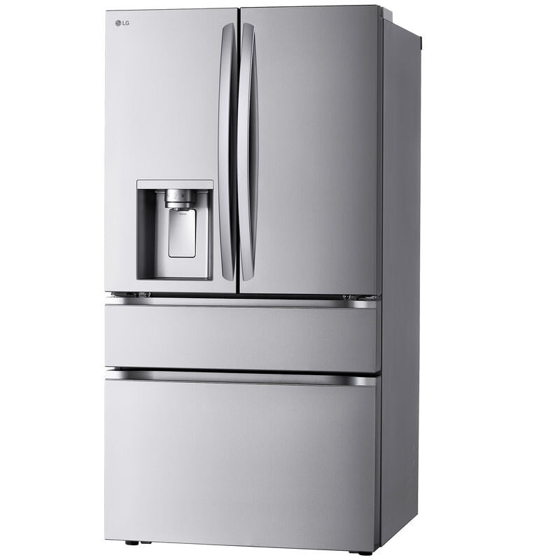 LG LF25G8330S 36 in. 24.5 cu. ft. Smart Counter Depth 4-Door French Door Refrigerator with Ice & Water Dispenser - PrintProof Stainless Steel