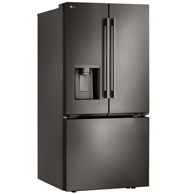 LG LF25H6330D 33 in. 24.5 cu. ft. Smart French Door Refrigerator with Ice & Water Dispenser - PrintProof Black Stainless Steel