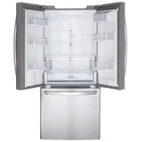 LG LFDS22520S 30 in. 21.8 cu. ft. French Door Refrigerator with Ice & Water Dispenser - Stainless Steel