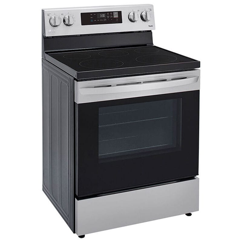 LG LREL6321S 30 in. 6.3 cu. ft. Smart Electric Range with Radiant Burners - Stainless Steel