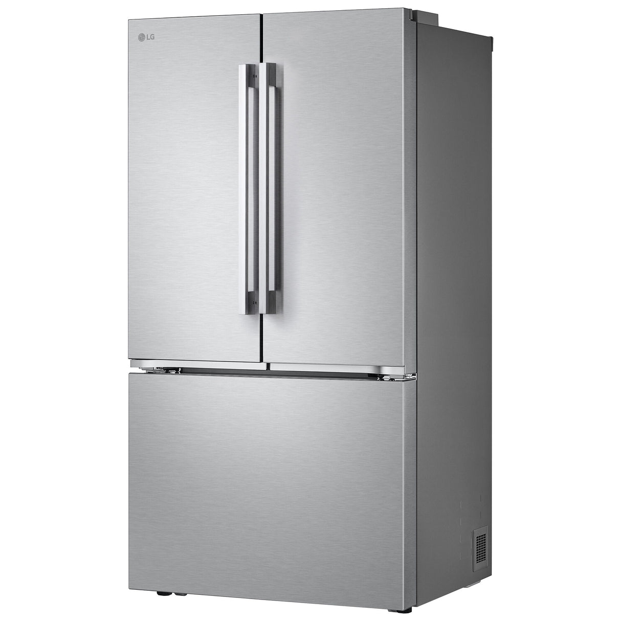 LG LRFLC2726S counter-depth French door refrigerator, product view 2
