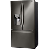 LG LRFS28XBD 36 in. 27.7 cu. ft. Smart French Door Refrigerator with Ice & Water Dispenser - PrintProof Black Stainless Steel