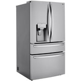 LG LRMXS3006S 36 in. 29.5 cu. ft. Smart 4-Door French Door Refrigerator with Ice & Water Dispenser - Stainless Steel