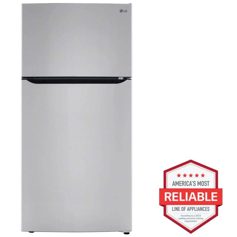 LG LRTLS2403S 33 in. 23.8 cu. ft. Top Freezer Refrigerator with Internal Water Dispenser - Stainless Steel
