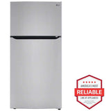 LG LRTLS2403S 33 in. 23.8 cu. ft. Top Freezer Refrigerator with Internal Water Dispenser - Stainless Steel
